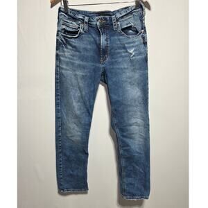 Silver Grayson Men's Straight Leg Jeans 30X30 Denim Casual Normcore